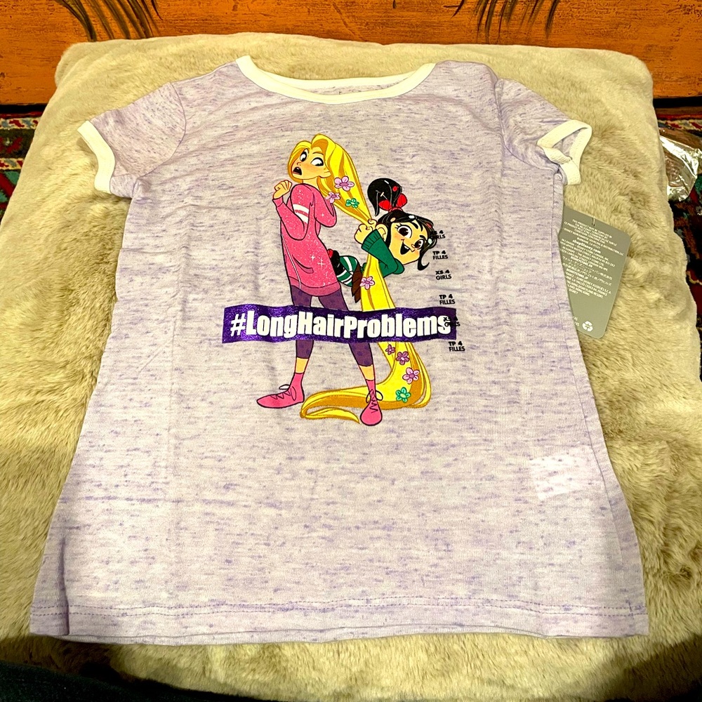 Disney Ralph Breaks the Internet Rapunzel & Penelope 4T t-shirt